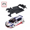 Peugeot 207 MBAW Avant Slot. Chasis 3D anglewinder