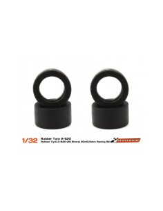 Scaleauto - SC-4756AS20 A-S20 (Shore 20) 20x10,5mm Racing Slick