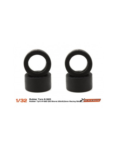 Scaleauto - SC-4756AS20 A-S20 (Shore 20) 20x10,5mm Racing Slick
