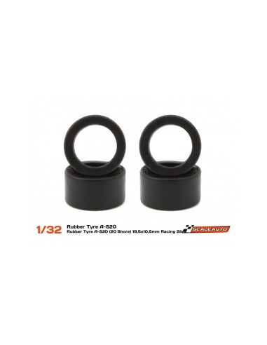 Scaleauto - SC-4761AS20 A-S20 (Shore 25) 19,5x10,5mm Racing Slick