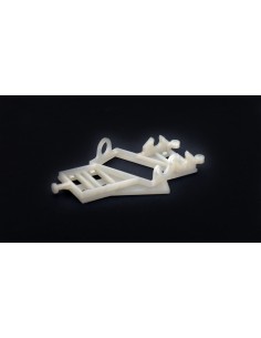 Cuna en Ángulo fija duro - blanca