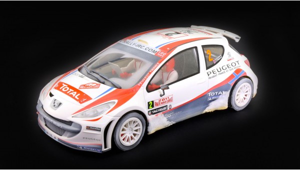 Peugeot 207 S2000 - Solberg - Montecarlo 2011 No.2 - AV50514D de Avant Slot Efecto Nieve