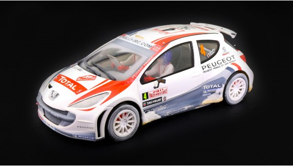 Peugeot 207 S2000 - Bouffier - Montecarlo 2011 No.4 - AV50515D de Avant Slot Efecto Nieve