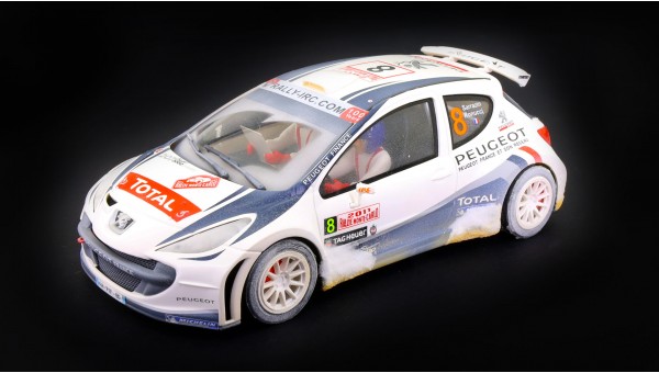 Peugeot 207 S2000 - Sarrazin - Montecarlo 2011 No.8 - AV50516D de Avant Slot Efecto Nieve