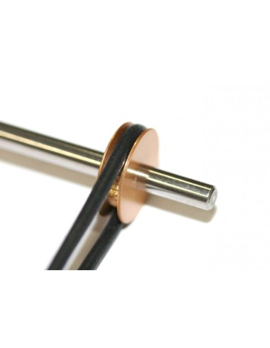 Polea UNIVERSAL Ø8 eje 2,38 mm. AZUL Slotingplus