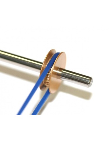 Polea UNIVERSAL Ø8 eje 2,38 mm. AZUL Slotingplus