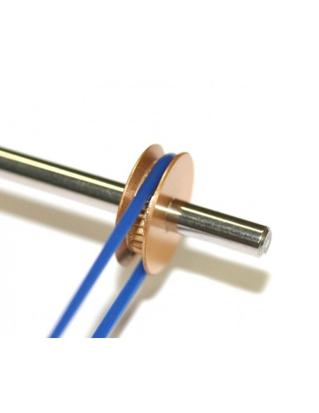 Polea UNIVERSAL Ø8 eje 2,38 mm. AZUL Slotingplus