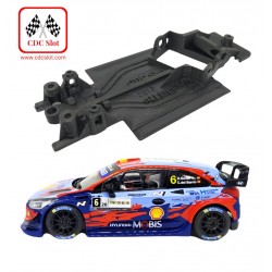 CDC-MBAW164 Hyundai i20 WRC Scalextric. Chasis 3D MB AW