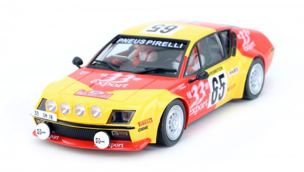 Alpine A310 51110 33 Export Rally Montecarlo 1984 Avant Slot