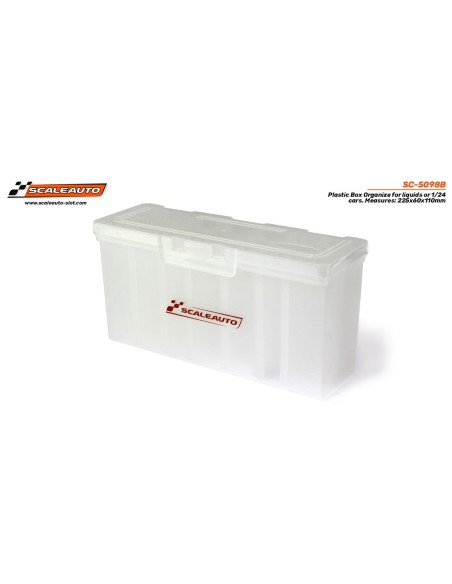 Caja Organizadora líquidos o coches 1/24. 225x60x110mm
