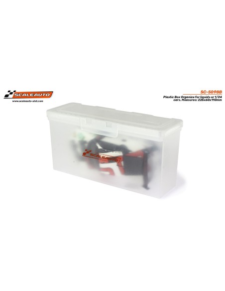 Caja Organizadora líquidos o coches 1/24. 225x60x110mm