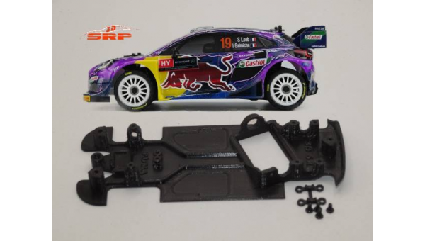 Chasis 3D FORD PUMA WRC in Angle. For SCX Body.