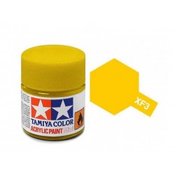 PINTURA ACRILICA XF-3, amarillo mate Tamiya