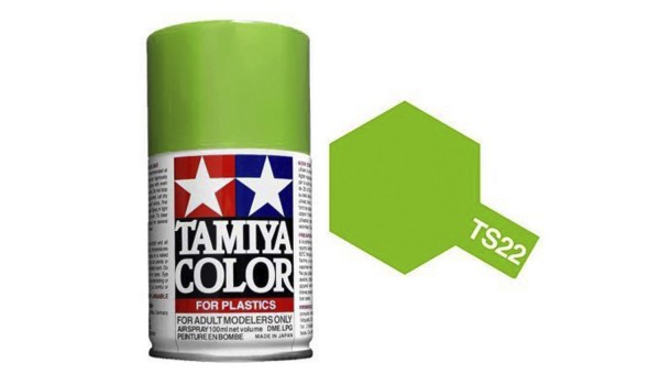 Tamiya TA85022 Pintura Spray 100ml. Verde Claro Tamiya TS-22