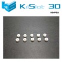 Separadores para eje 3/32 de 3mm 10 ud