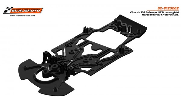 Chasis 3DP Sideways GT3 Lamborghini Huracán para Soporte Motor RT4