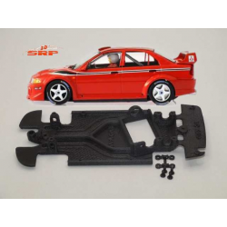 Chassis 3D Bicomponente, Mitsubishi EVO-V/VI in Angle. For SCA Body. (Rally)