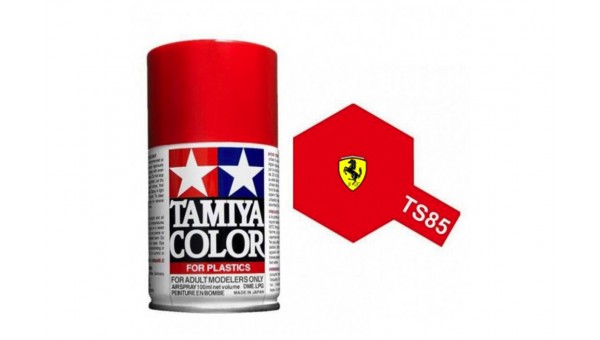 Pintura Spray 100ml. Rojo Ferrari Mica Brillante Tamiya TS-85