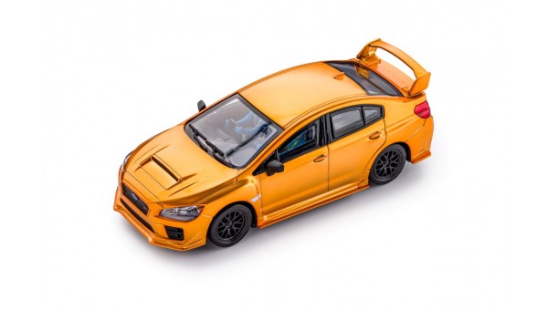 Subaru WRX STI orange
