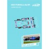 Calcas NSR FORMULA 86-89 ALPINE A522 AZUL