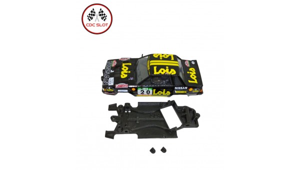 Chasis 3D monoblock anglewinder para Nissan 240RS de Avant Slot.