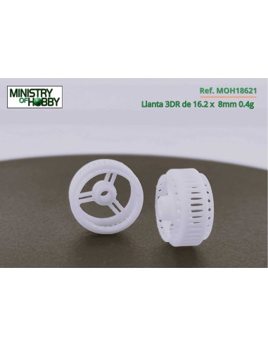 Llanta 3DR 16,2x8mm para eje 2,38"