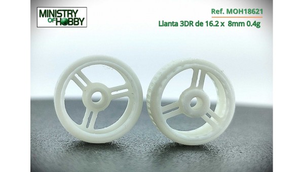 Llanta 3DR 16,2x8mm para eje 2,38"