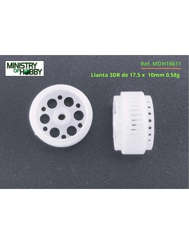 Llanta 3DR 17.5x10mm para eje 2,38"