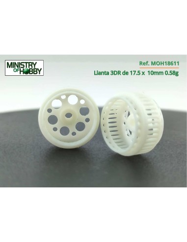 Llanta 3DR 17.5x10mm para eje 2,38"