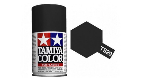 Pintura spray 100 ml negro semi mate TS-29