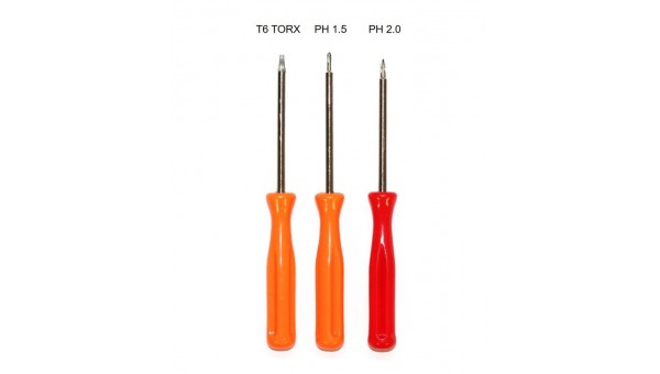Juego de mini destornilladores PHILLIPS y TORX