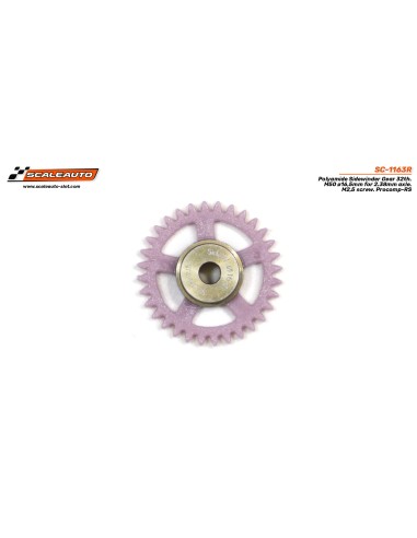 Corona 32d. Sidewinder M50 ø16,5mm Procomp-RS polyamide para Eje 2.38mm y Tornillo M2,5