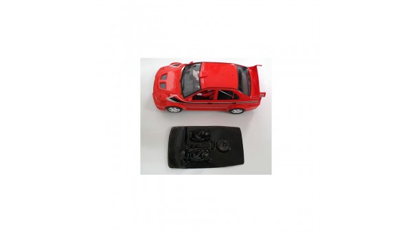 Lexan rally Mitsubishi EVO V (comp. Scaleauto)