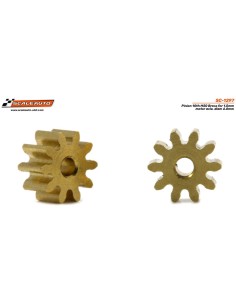 Piñón 10d. M50 Latón para Eje Motor 1.5mm di 6mm