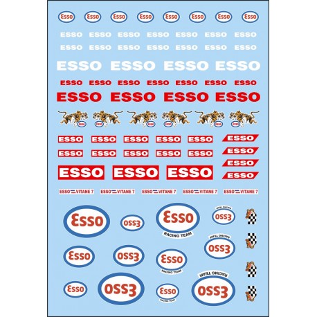 ESSO. Calcas al agua. 70x100mm
