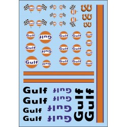 GULF. Calcas al agua. 70x100mm