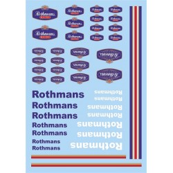ROTHMANS Calcas al agua. 70x100mm