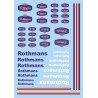ROTHMANS Calcas al agua. 70x100mm