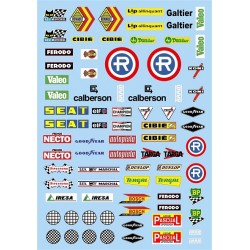 LOGOS CLÁSICOS II. Calcas al agua. 70x100mm