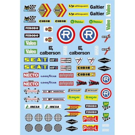 LOGOS CLÁSICOS II. Calcas al agua. 70x100mm