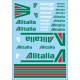 ALITALIA Calcas al agua. 70x100mm