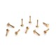 Tornillos metrico M2x11mm laton cabeza grande 10x