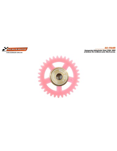 Corona 33d. Sidewinder M50 ø16,5mm Procomp-RS Polyamide para eje 2.38mm y Tornillo M2,5