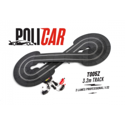 Circuito 2 carriles Starter Set 3,2m Policar T005Z