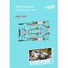 Calcas 1/32 Yaris Rally2 Avantslot Castrol