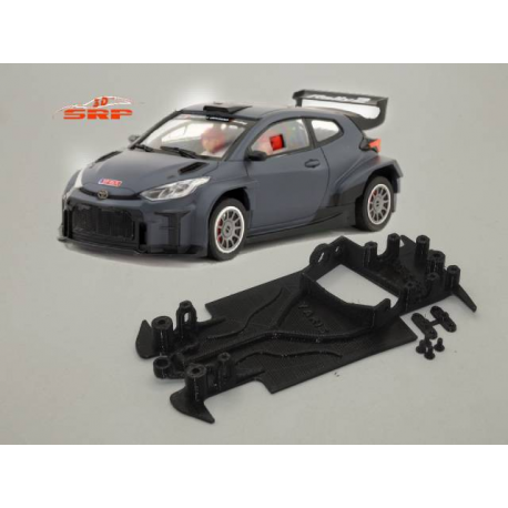 Chasis 3D, Toyota YARIS Rally 2 in Angle. For AVANT SLOT Body