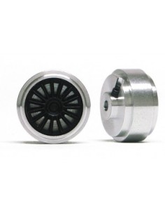 Llantas de aluminio con tapacubos 17x9.75 (X2)