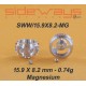 Llantas Magnesio 15,9x8,2mm Aligeradas para eje 2,38