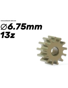 Piñón 13d. Ergal . ø6,75mm para eje de 2mm