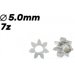 Piñón 7d. M50 acero para eje 2mm ø5,0mm x 2mm